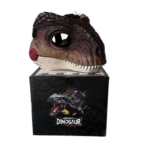 اسباب بازی ماسک سر دایناسور متوسط با فک متحرک Dinosaur head mask _اسباب بازی اکشن فیگور